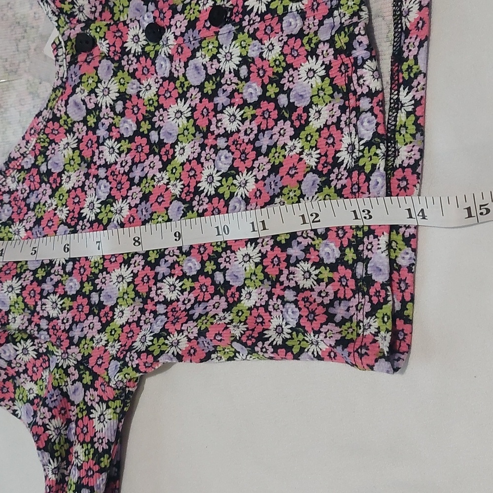 Forever 21 Multicolor Floral Crop Top.New With Tags .Size S - Picture 6 of 7